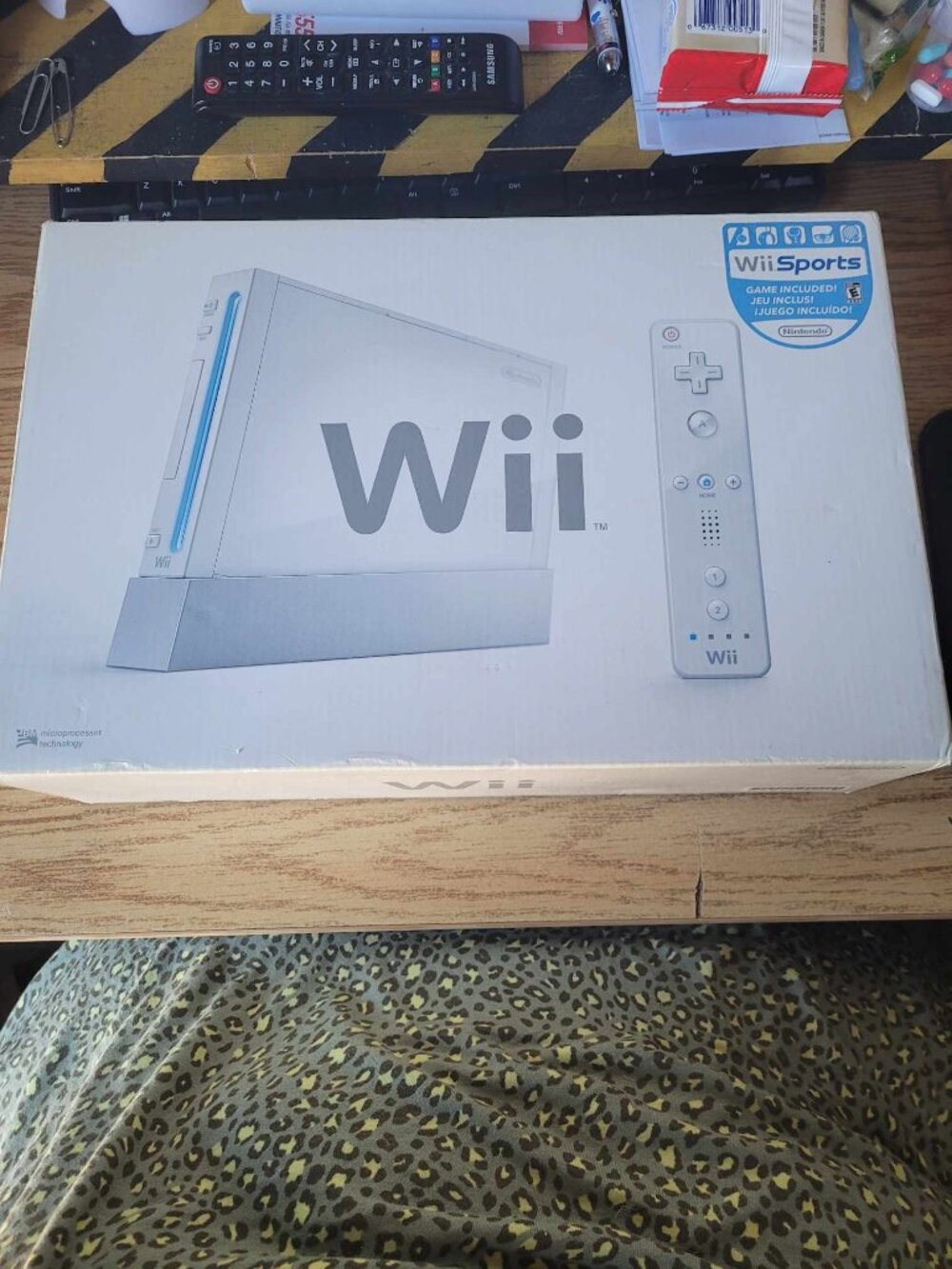 Wii Console with Wii Sport and Other Games